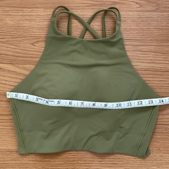 ❤️ Like a Cloud Longline Bra High Neck Light Support, B/C Cup Size 8 NWOT - Picture 4 of 6